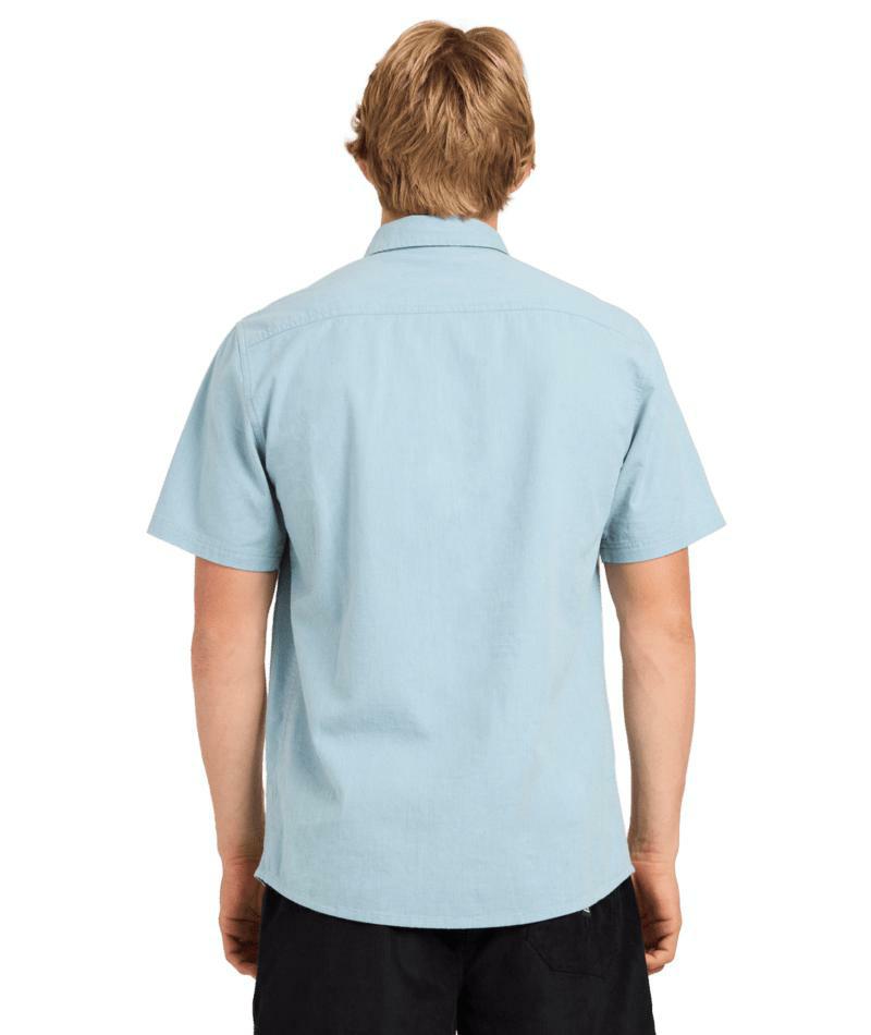 Quiksilver Classic Stretch Shirt Ss Stone Blue. Quiksilver Shirts - Short Sleeve in Mens Shirts - Short Sleeve & Mens Shirts. Code: UQYWT03122