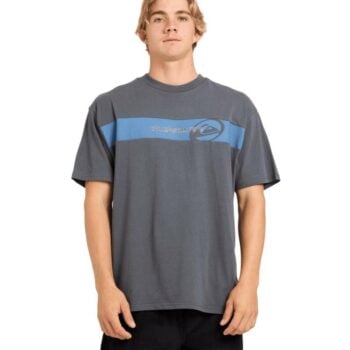 Quiksilver Tilt Panel Knit Top Iron Gate. Quiksilver Tees in Mens Tees & Mens T-shirts & Singlets. Code: UQYZT05890