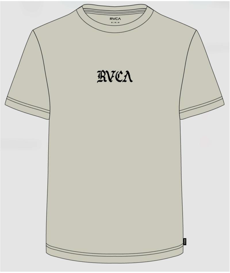 Rvca Rvca Stacked Ss Silver Bleach. Rvca Tees in Mens Tees & Mens T-shirts & Singlets. Code: UVYZT01031