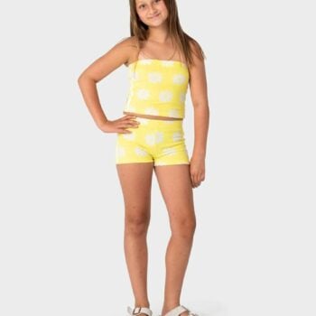 Rusty Hazey Daisy Towelling Sho Pale Banana. Rusty Walkshorts - Elastic Waist in Girls Walkshorts - Elastic Waist & Girls Shorts. Code: WKG0048