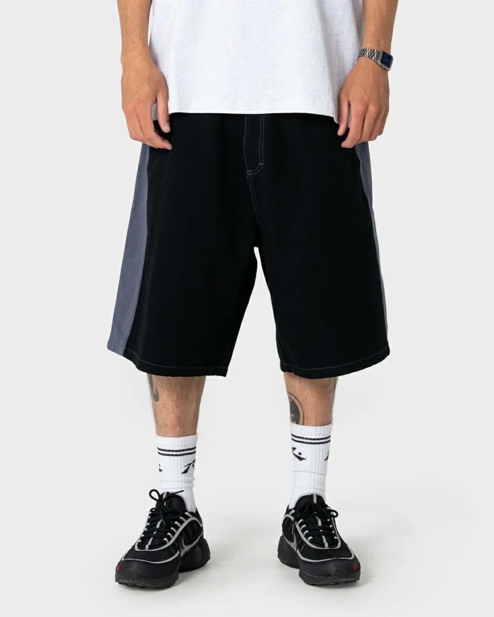 Rusty Lock Em Short Black. Rusty Walkshorts - Fitted Waist in Mens Walkshorts - Fitted Waist & Mens Shorts. Code: WKM1271