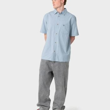 Rusty Datsun Classic Short Slee Smoke Blue. Rusty Shirts - Short Sleeve in Mens Shirts - Short Sleeve & Mens Shirts. Code: WSM1157