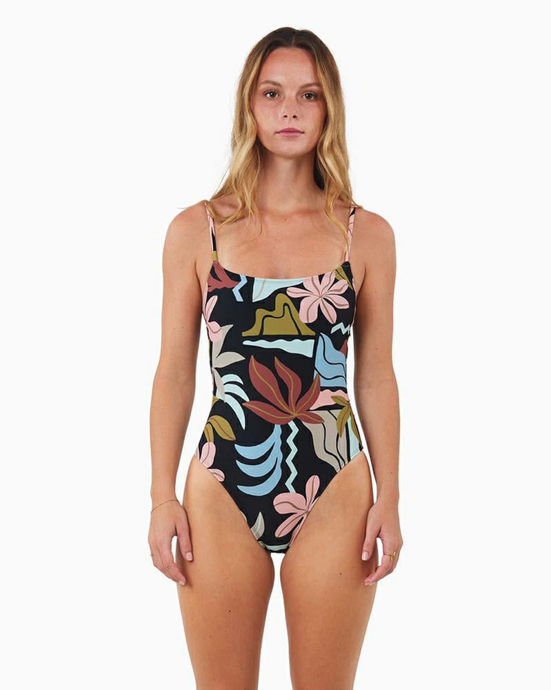 Hurley Tahitian Tropic One Piece Black. Hurley Swimwear - One Piece in Womens Swimwear - One Piece & Womens Swimwear. Code: WSWSP26TOP