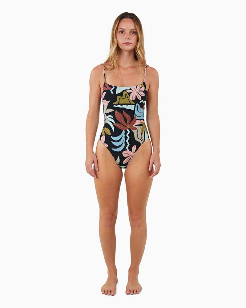 Hurley Tahitian Tropic One Piece Black. Hurley Swimwear - One Piece in Womens Swimwear - One Piece & Womens Swimwear. Code: WSWSP26TOP